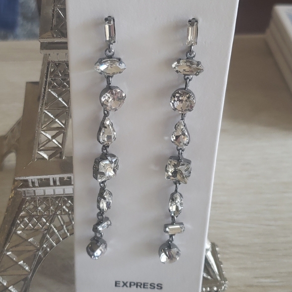 NWT Express Rhinestone bracelet & earrings bundle - Picture 2 of 5